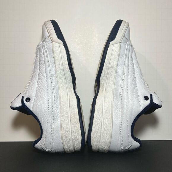 Womens VTG’ 90s NIKE White Leather Athletic Sneakers / Size 8 - Picture 6 of 9